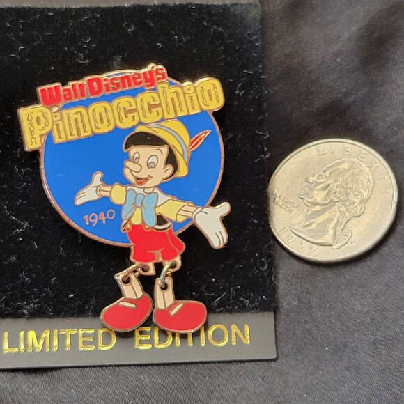 WDW Countdown to the Millennium Pinocchio Dangle Legs #85 of 101 - Picture 2 of 5